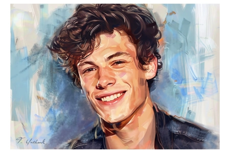 Shawn Mendes Digtal Art Print