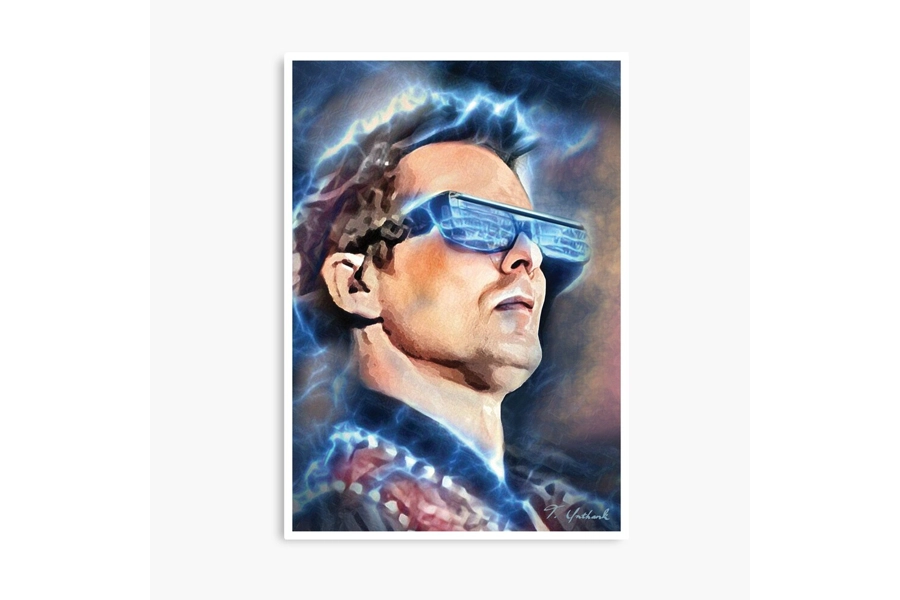 Matt Bellamy Portrait Digital Print