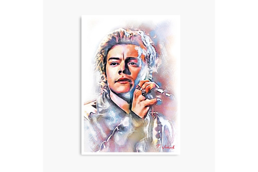 Harry Styles Digital Art Print