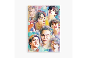 BTS Digital Art Print