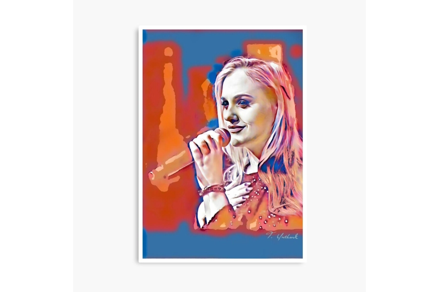 Adele Digital Art Print