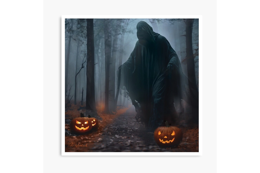 The Shadow Halloween Print