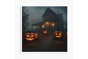 Haunted Halloween Print