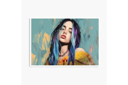 B. Eilish Digital Art Print