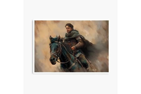 Man and Horse Digital Art Pr.. Man and Horse Digital Art Pr..