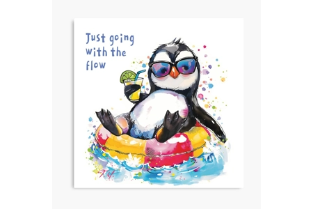 Chilled Penguin Digital Art ..