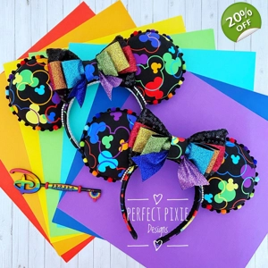 Black Rainbow Mousefetti Ears