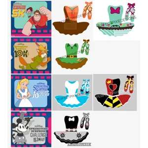 runDisney themed Tutu Bag Charm