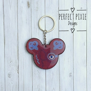 Spell Book Mousehead Keychain