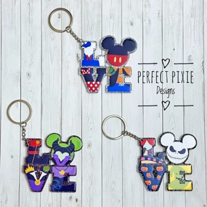 Love Mousehead Keychain / Bag Charms