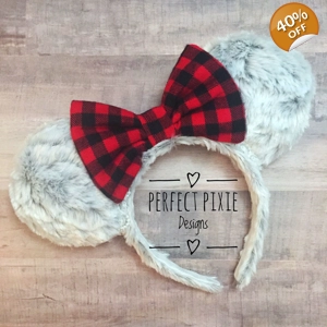 Farmhouse Winter Fur Minnie Ears