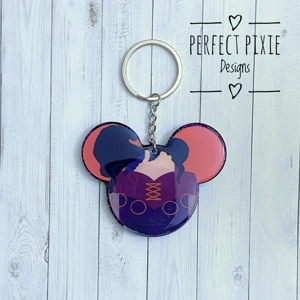 Mary Sanderson Mousehead Keychain