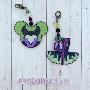 Villain Tutu & Slipper Bag Charm