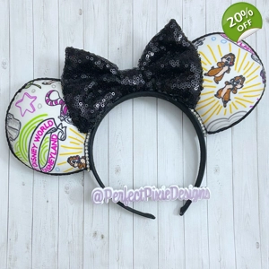 Authentic Disney Dooney Sketch Ears - Chip & Dale/Banner