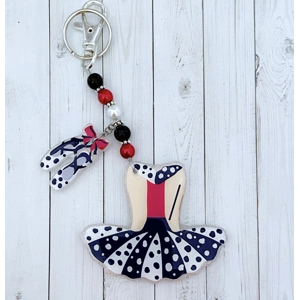 Villain Tutu & Slipper Bag Charm