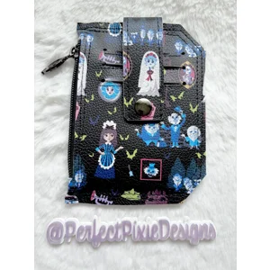 Designer Haunted Mansion Bride Maid Pocket Pal Wallet