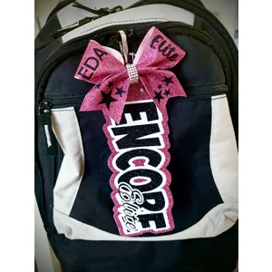 Encore Elite Glitter Dance Bag Tag