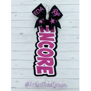 Encore Glitter Dance Bag Tag