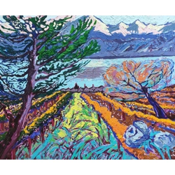 Vineyards in autumn