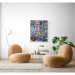 Pet in a Matisse inspired interior