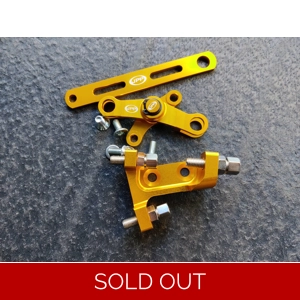 Golden Lambretta Gear Linkage Set # Limited Edition #