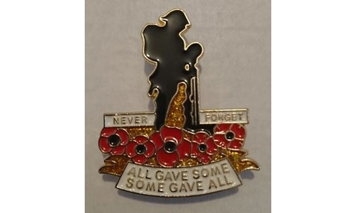 "Lest We Forget" Pins/Badges