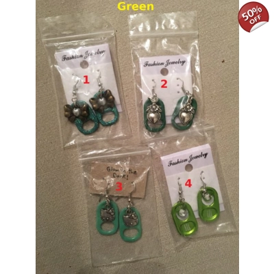 Upcycled Soda Tab Earri..