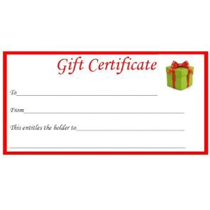 Gift Certificate