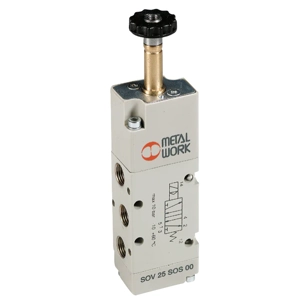 Metal Work 5/2 G1/8 Solenold / Spring Valve