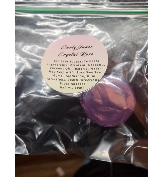 Too Late Toothache Paste