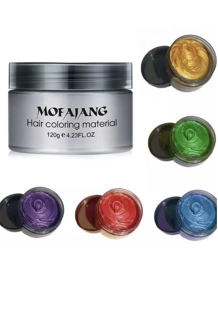 Hair color wax