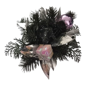 Christmas Tapered Candle Holder Table Centrepiece Used Good Condition