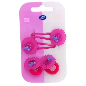 Boots Girls Hair Clip & Bobble Set