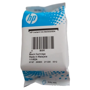 HP Instant Ink 64/303/804 Black Cartridge Printer Replacem..
