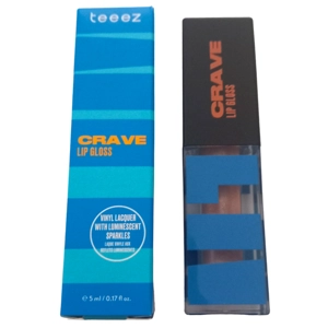 Teeez Crave Lip Gloss 5ml Beautiful Bad Habit Colour Lips Shine Brown Juicy