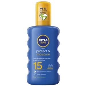 Nivea Sun Cream Spray 200ml SPF15 Protect Moisture Medium Care UVA UVB Balance