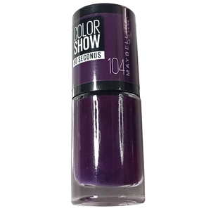Maybelline ColorShow 60 Seconds Nail Polish 104 Noite De Gal Purple 7ml