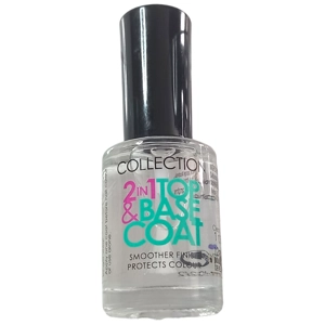 Collection 2in1 Top and Base Coat Nail Polish 1 Clear 12ml