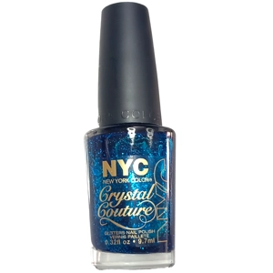 NYC Crystal Couture Nail Polish 014 Blue Majesty