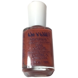 Wet N Wild Crystalic Calcium Nail Polish 481A Copper Cream 14ml