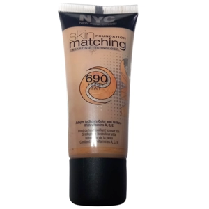 NYC Skin Matching Foundation 690 Honey Fait 30ml Adapting Technology