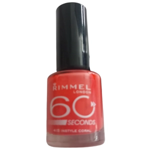 Rimmel 60 Seconds Nail Polish 415 Instyle Coral 8ml