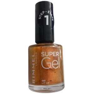 Rimmel Super Gel Nail Polish 081 Lit Up 12ml