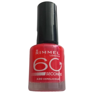 Rimmel 60 Seconds Nail Polish 430 Coralicious 8ml