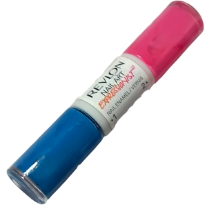 Revlon Nail Polish 300 Pop Art Blue Pink Expressionist 7.68ml