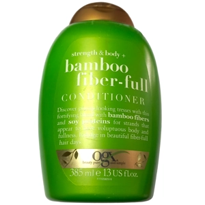 OGX Bamboo Conditioner 385ml Hair Soy Proteins Strength Body Fiber Full Plump