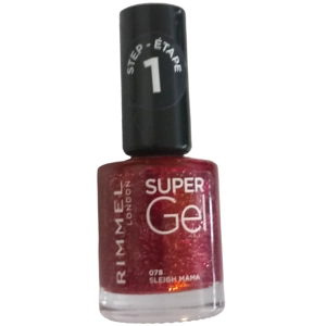 Rimmel Super Gel Nail Polish 078 Sleigh Mama 12ml