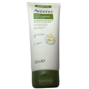 Aveeno Daily Moisturising Body Lotion 100ml Normal Dry Skin Oat Nourish Care