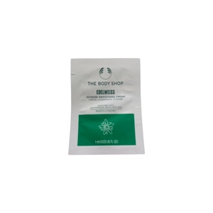 Body Shop Edelweiss Cream 1ml Sample Sachet Intense Smoothing Skin Protect