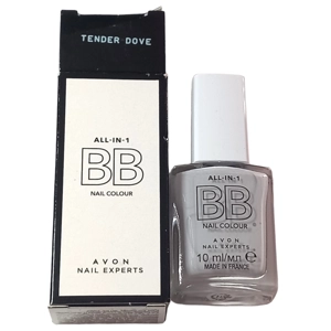 Avon Nail Polish Varnish 10ml Tender Dove All-In-One BB Colour Grey Experts